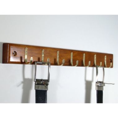 Proman Products Home Essential Belt Hanger Bar in Walnut Finish. View a larger version of this product image.