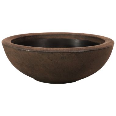 Sunnydaze Indoor/Outdoor Patio, Garden, or Porch Weather-Resistant Double-Walled Percival Flower Pot Planter - 20.75" - Sable Finish. View a larger version of this product image.