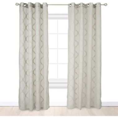Juvale Grey Grommet Curtain Panels, Room Darkening Curtains (54 x 84 in, Set of 2). View a larger version of this product image.