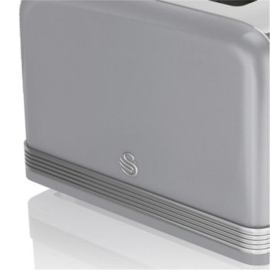 Swan 4 Slice Retro Toaster Grey. View a larger version of this product image.