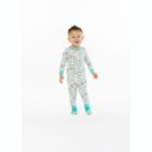 Alternate image 1 for Sleep On It Infant/Toddler Boys Neon Zoo Snug Fit 2-Piece Pajama Sleep Set With Matching Socks