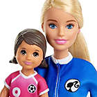 Alternate image 2 for Barbie Soccer Coach Playset w/ Blonde Soccer Coach Doll, Student Doll & Accessories