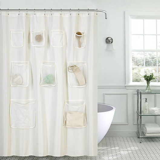 Goodgram Fabric Shower Curtain Liners, Tan Fabric Shower Curtain Liner