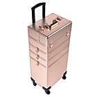 Alternate image 1 for Channcase 4 in 1 Portable Professional Makeup Trolley Cart w/ Wheels