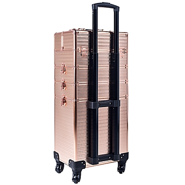 Channcase 4 in 1 Portable Professional Makeup Trolley Cart w/ Wheels. View a larger version of this product image.