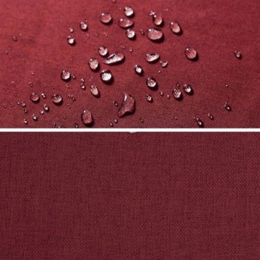 PiccoCasa 2 Pieces Waterproof Throw Pillow Covers, Decorative Cushion Covers, Sofa Pillowcase for Couch Bedding Living Room Garden Patio Home, Red, 18"x18". View a larger version of this product image.