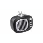 Alternate image 0 for Link Retro Bluetooth Vintage Wireless Speaker with Cartoon Bracket Universal Phone Stand - Black