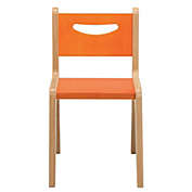 Whitney Brothers Whitney Plus 14 Orange Chair - Orange