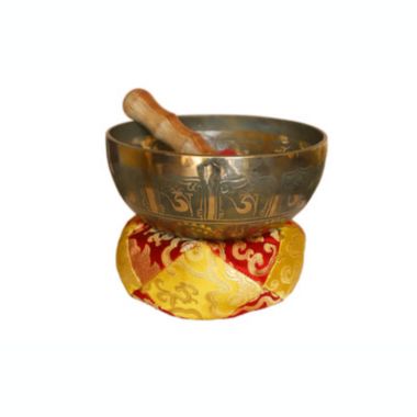 Cottage Handicraft, Hand-made Singing Bowl, Medium with free Elephant Gift. View a larger version of this product image.
