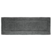 mDesign Soft Cotton Spa Mat Rug for Bathroom - 60" x 21"