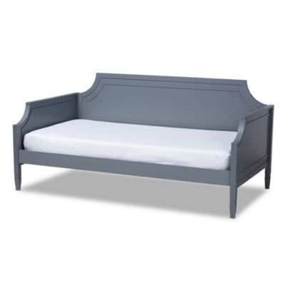 Baxton Studio Mariana Classic And Traditional Grey Finished Wood Twin Size Daybed - Grey