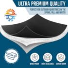 Alternate image 3 for Zone Tech Double Camping Sleeping Bag with 2 Pillows - 3-4 Season Lightweight Waterproof Warm & Cool Weather Adult & Kids Sleeping Bag Converts into 2 Single -Camping, Hiking, & Outdoors 2 Pack