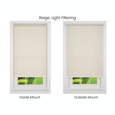 Linen Avenue Cordless Light Filtering Roller Shade, Beige 34 W x 78 H. View a larger version of this product image.