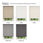 Alternate image 3 for Linen Avenue Cordless Light Filtering Roller Shade, Beige 34 W x 78 H