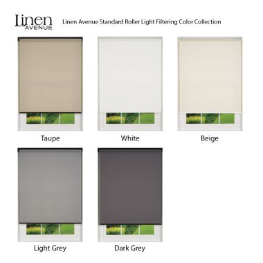 Linen Avenue Cordless Light Filtering Roller Shade, Beige 34 W x 78 H. View a larger version of this product image.