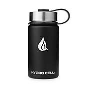 Hydro Cell Black 14oz Stainless Steel Water Bottle