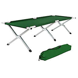 Stock Preferred Portable Folding Camping Bed Military Army Green