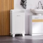 Alternate image 3 for HOMCOM 31" Tilt Out Laundry Hamper, Free Standing Home Organizer Hamper, Bathroom Storage Cabinet, White