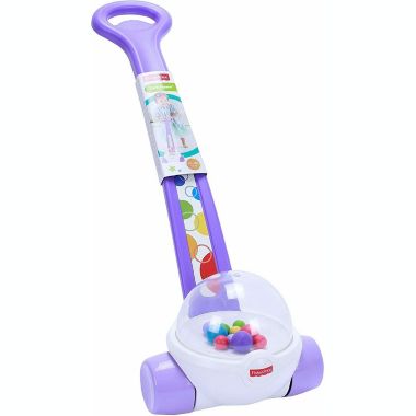 Fisher-Price Classic Corn Popper Walk & Push Toy, Purple. View a larger version of this product image.