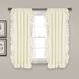 Reyna Window Curtain Panels Ivory 54X63 Set