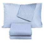 Alternate image 3 for Saturday Park Light Blue Gingham Sheet Set
