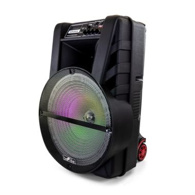 beFree Sound 15 Inch Bluetooth Portable Rechargeable Party Speaker with LED Lights. View a larger version of this product image.