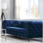 Alternate image 1 for Yeah Depot Atronia Loveseat, Blue Fabric YJ
