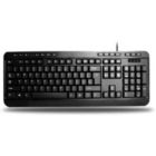 Alternate image 0 for Adesso - Keyboard Wired Multimedia Spill-Resistant - Black