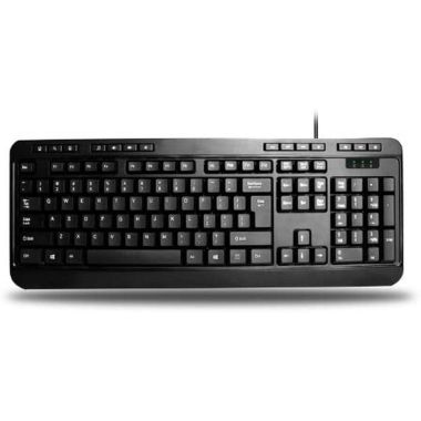 Adesso - Keyboard Wired Multimedia Spill-Resistant - Black. View a larger version of this product image.