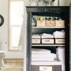 Alternate image 1 for Talented Kitchen Black Script Bathroom Labels Script Bathroom Organization Labels - 123 Black Bath, Beauty & Makeup Preprinted Stickers. Water Resistant Decals (Set of 192 - Black Script Bathroom)