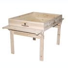 Alternate image 1 for Master Gardner Raised Bed Garden Table For Planting and Growing, Easily Accessible, Light Brown Wood, 3 Ft x 4 Ft