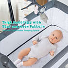 Alternate image 2 for Costway Height Adjustable Baby Side Crib  with Music Box & Toys-Dark Gray