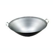 Sunpentown 16' Dishwasher Safe Modern Stainless Steel Wok with Handle (Induction Ready)
