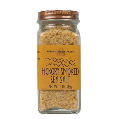 Pepper Creek Farms Hickory Smoked Sea Salt Kosher Certified 3.6oz Refill Jar. View a larger version of this product image.