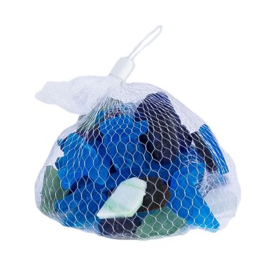 Bag of Imitation Decorative Coastal Sea Glass Rocks. View a larger version of this product image.