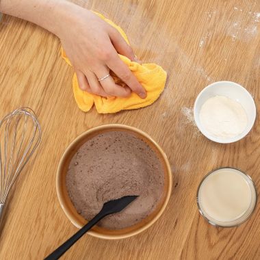 LIVAIA Microfiber Cleaning Cloth  6 Microfiber Cleaning Cloths In Red, Blue, Yellow. View a larger version of this product image.