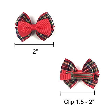 Wrapables Red and Bold Hair Clips (Set of 12). View a larger version of this product image.