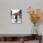 Alternate image 3 for Great Big Canvas "Caught in the Rain" Romantic Paris Unwrapped Canvas Artwork