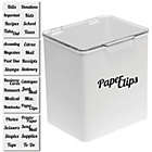 Alternate image 0 for mDesign Plastic Stackable Home, Office Storage Box + 32 Labels
