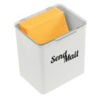 Alternate image 1 for mDesign Plastic Stackable Home, Office Storage Box + 32 Labels