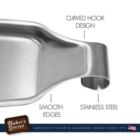 Alternate image 3 for Baker's Secret Spoon Rest, Stainless Steel, Kitchen Essential Tool, Silver