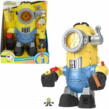 Fisher-Price Imaginext Minions MinionBot, robot and playset with punching action and Minion figure. View a larger version of this product image.