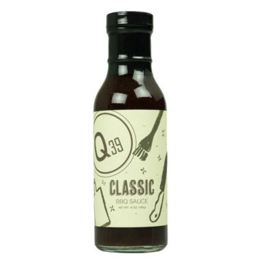 Q39 Classic BBQ Sauce Fruity, Sweet & With Some Spice Gluten-Free 15 Ounces. View a larger version of this product image.