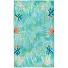Alternate image 0 for Homefires Decorative Indoor/Outdoor Accent Rug Ocean Bubbles - 3' X 5'