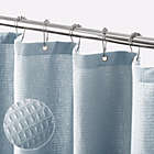 Alternate image 0 for mDesign Waffle Weave Fabric Shower Curtain
