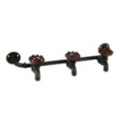 Alternate image 0 for VIP Home and Garden Triple Garden Faucet and Pipe Metal Wall Hook Rack