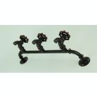 Alternate image 1 for VIP Home and Garden Triple Garden Faucet and Pipe Metal Wall Hook Rack