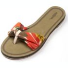 Alternate image 2 for Floral Lace Strap Slippers for Women - Cute Womens Slippers with Color Flower Patterns - Boho Indoor Outdoor Womens Slippers for Summers - Stylish & Trendy Casual Slippers for Women