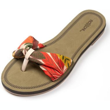 Floral Lace Strap Slippers for Women - Cute Womens Slippers with Color Flower Patterns - Boho Indoor Outdoor Womens Slippers for Summers - Stylish & Trendy Casual Slippers for Women. View a larger version of this product image.