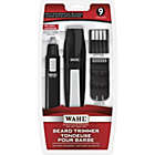 Alternate image 2 for WAHL - Set of 11 Pieces, Battery Beard Trimmer and Nose and Ear Trimmer, Gray